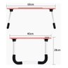 Mesinha Portátil P/ Notebook Dobrável de Cama com Porta Copo:madeira - 2