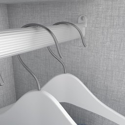 Guarda Roupa Solteiro Hilton 2 Portas Deslizantes Branco Brilho - Móveis Henn - 4