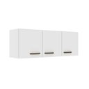 Ver imagem 2 de Armário Aéreo 3 Portas sem Espelho 120 cm Branco