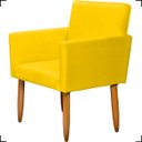 Ver imagem 4 de Kit Namoradeira Decorativa Para Sala Nina + 2 Poltronas Para Recepção Manicure Suede