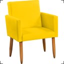 Ver imagem 3 de Kit Namoradeira Decorativa Para Sala Nina + 2 Poltronas Para Recepção Manicure Suede