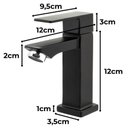 Ver imagem 3 de Torneira Banheiro/lavabo/pia Luxo Preto - Smart Norte