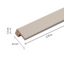 Ver imagem 5 de Barra de Acabamento L Reto Fendi 2,5cmX270cm 