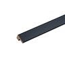 Barra de Acabamento L Reto Preto 2,5cmX270cm  - 4