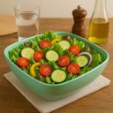 Ver imagem 4 de Kit 3 Tigelas Saladeira Verde Menta Trio Plástica Crippa Salada Sobremesa Buffet Restaurante