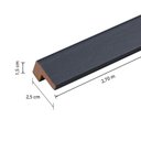 Ver imagem 5 de Barra de Acabamento L Reto Titanium 2,5CMX270CM Cinza Casablanca