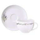Ver imagem 1 de Xícara e Pires 250ml Chá Café Tramontina Lilla Porcelana