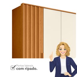 Guarda Roupa Casal 06 Portas Deville - 9
