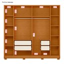 Ver imagem 5 de Guarda Roupa Casal 06 Portas Deville Marrom/Cinamomo/Off White