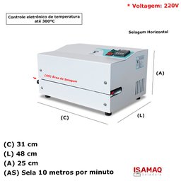 Seladora Esteira Automatica para Papel Cirurgico Srn 220v - 2