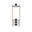 Ver imagem 5 de Guarda-roupa Closet Solteiro Modulado 1 Cabideiro e 2 Gavetas 63,6cm Magno