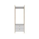 Ver imagem 6 de Guarda-Roupa Closet Solteiro Modulado 1 Cabideiro e 2 Gavetas 63,6cm Magno Branco