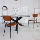 Ver imagem 3 de Cadeira Fixa Estofada Vintage Retrô