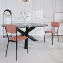 Ver imagem 3 de Cadeira Fixa Estofada Vintage Retrô