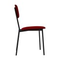 Ver imagem 7 de Cadeira Fixa Estofada Vintage Retrô