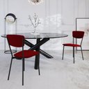 Ver imagem 3 de Cadeira Fixa Estofada Vintage Retrô