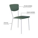 Ver imagem 5 de Cadeira Fixa Estofada Vintage Retrô