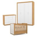 Ver imagem 1 de Quarto de Bebe 4 Portas Tutto New Freijó com Capitonê New Boucle - Matic