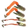 Catraca Movel de Amarraçao Carga Kit 4 Uni Gancho em J Obra Mudança Reforçado Resistente - 1