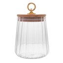 Ver imagem 2 de Porta Mantimento de Vidro Borossilicato com Tampa de Bambu Classic 650ml - Wolff