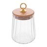 Porta Mantimento de Vidro Borossilicato com Tampa de Bambu Classic 650ml - Wolff - 1