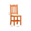 Ver imagem 3 de Mesa de Jantar Retangular em Madeira Maciça com 8 Cadeiras Estofadas Marrom Off White Lara Nemargi