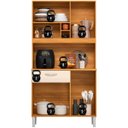 Ver imagem 5 de Kit de Cozinha 4 Portas 1 Gaveta Rúbia Cinamomo/off White