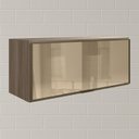 Ver imagem 2 de Armario Aereo Basculante Vidro Mdf 80 Cm Kali 1634161 Carvalho Toq Nicioli
