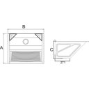Ver imagem 4 de Tanque 500 com Suporte 506x608x294mm - 48Lt -10.04.04070