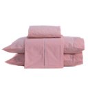 Ver imagem 1 de Jogo de Cama King 04 Peças - Percal 200 Fios Cor Rosê