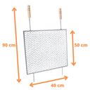 Ver imagem 2 de Grelhas para Churrasco Ferro Reforçado e Tela Moeda Olibox