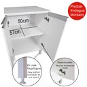 Ver imagem 4 de Balcão Bancada Multiuso com Tampo Cozinha Lavanderia 60cm