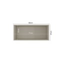 Ver imagem 4 de Armário Aéreo 80cm 1 Porta Basculante Cozinha Lisboa Branco/Off White