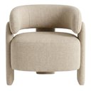 Ver imagem 1 de Poltrona Decorativa Lume Pes Madeira Linho Tcs 701 Moll