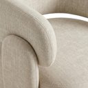 Ver mais imagens de Poltrona Decorativa Lume Pes Madeira Linho Tcs 701 Moll