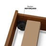 Cama com Auxiliar Resistente Solteiro em Madeira Maciça Gabrieli com 2 Colchões Vintage Castanho - 5