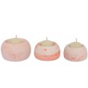 Ver imagem 2 de Porta Vaso e Velas Redondo Decoração Laranja