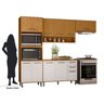 Cozinha Modulada Completa 4 Peças 10 Portas 2 Gavetas com Torre Quente Criare - 4