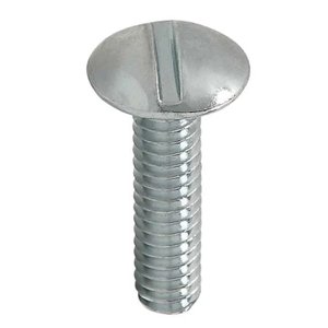 PARAFUSO MÁQUINA CABEÇA LENTILHA M3 X 20 FENDA - 100PÇS