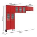 Ver imagem 2 de Cozinha Completa de Aço 11 Portas Colors Bertolini