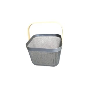 Cesto Multiuso Cinza 24x20cm - The Home