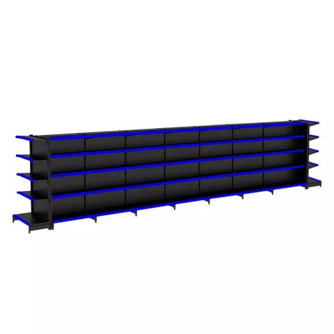 Gondola Centro 170 Fit Ate 7 Metros 2 Ponta Preto 80b Pe Azul