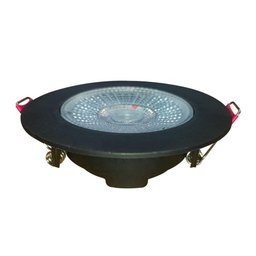 Kit 2 Spot Authentic Led Redondo de Embutir Avant Branco com Corpo Preto Fosco 5w 6500k - Cód - 2