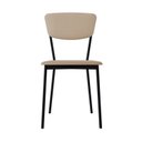 Ver imagem 6 de Cadeira Fixa Estofada Vintage Retrô com 4 Unidades