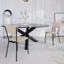 Ver imagem 3 de Cadeira Fixa Estofada Vintage Retrô com 4 Unidades