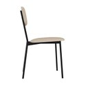 Ver imagem 7 de Cadeira Fixa Estofada Vintage Retrô com 4 Unidades