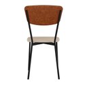 Ver imagem 2 de Cadeira Fixa Estofada Vintage Retrô com 4 Unidades