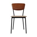 Ver imagem 6 de Cadeira Fixa Estofada Vintage Retrô com 4 Unidades