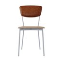 Ver imagem 6 de Cadeira Fixa Estofada Vintage Retrô com 4 Unidades