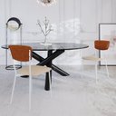 Ver imagem 3 de Cadeira Fixa Estofada Vintage Retrô com 4 Unidades